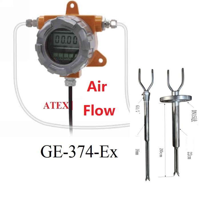 ATEX Air Flow Velocity Sensor 